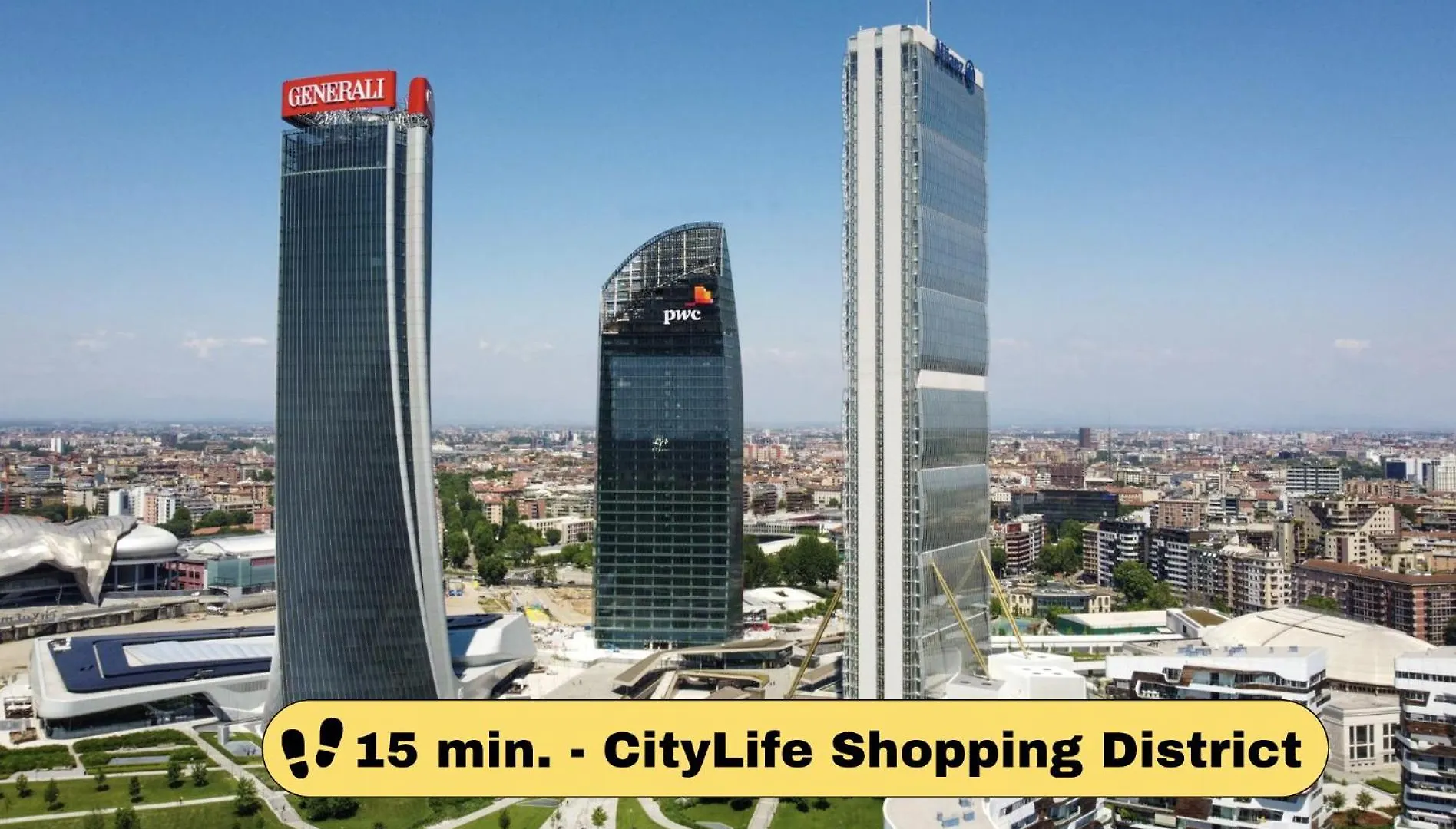 2 Bedroom Apartment - Buzzi Hospital, Sempione, Mico, 100Mt Metrom5 Милан
